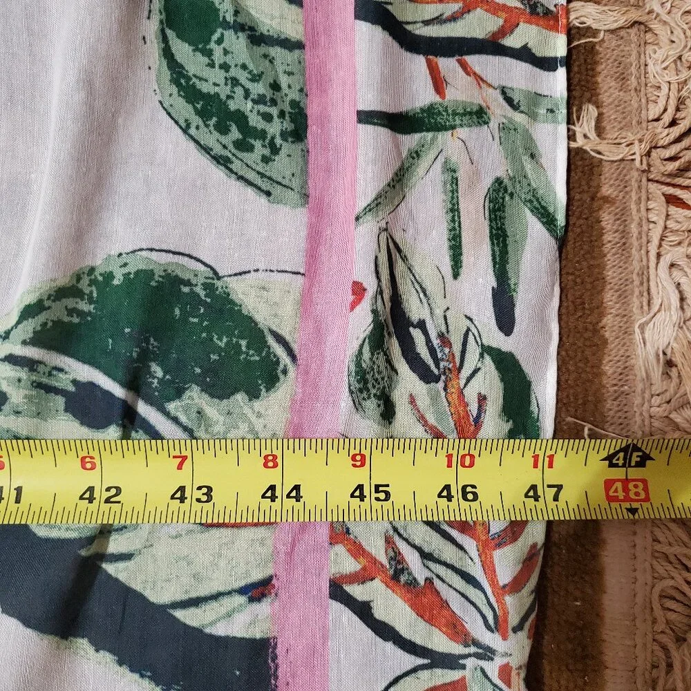 H&M Floral Blanket Scarf Wrap Rectangle 69 x 47
